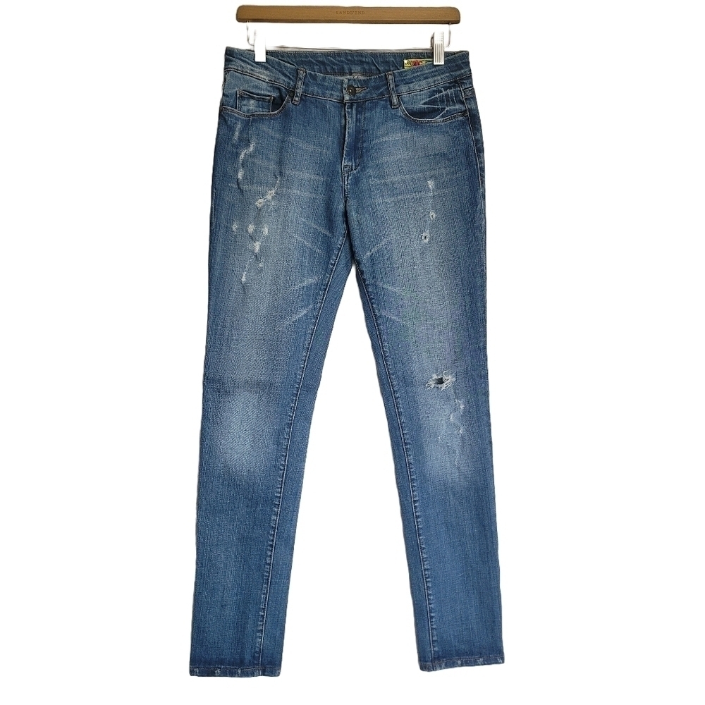 Blank NYC Distressed Blue Jeans Size 29